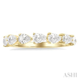 1 ctw East-West Pear Shape Diamond Fashion Ring in 14K White Gold