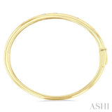 .50CTRDDM FLUSH TINY BANGLE YG 10K-G*