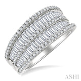 1.50CTRD& BGT DM BOLD BAND WG 14K-G*