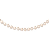 14k 6-7mm White Round Akoya Saltwater Cultured Pearl 7 inch Bracelet