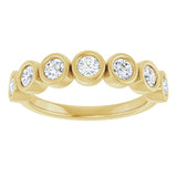 14K Yellow 5/8 CTW Lab-Grown Diamond  Anniversary Band