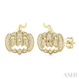 .15CTRDDM PETITE PUMPKIN ER YG 10K-S*