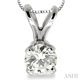 Solitaire Diamond Pendant