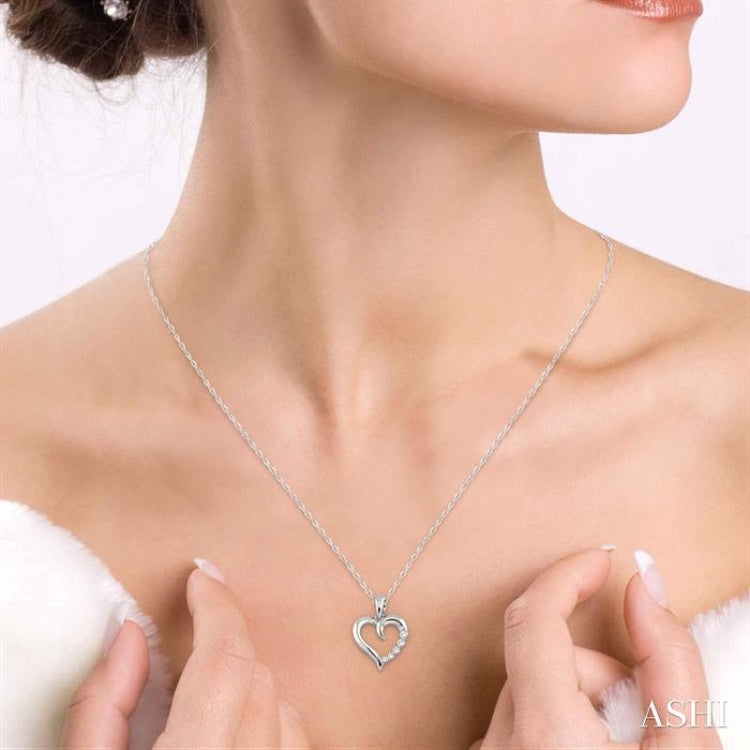 Journey Heart Shape Diamond Pendant