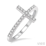 Cross Diamond Fashion Ring