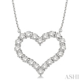 Heart Shape Diamond Necklace