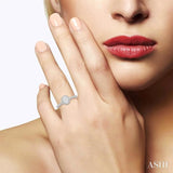 Oval Shape Lovebright Essential Diamond Ring