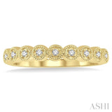 Stackable Light Weight Diamond Band