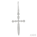 Cross Diamond Earrings