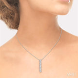Diamond Straight Bar Pendant