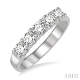 5  Stones Diamond Weeding Band