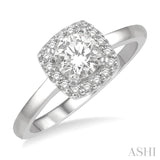 Light Weight Diamond Engagement Ring