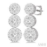 Past Present & Future Lovebright Diamond Earrings