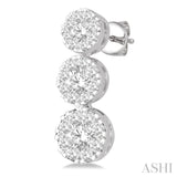 Past Present & Future Lovebright Diamond Earrings