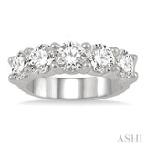 5  Stones Diamond Weeding Band