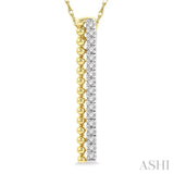 Diamond Bar Pendant