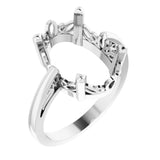 Solitaire Scroll Setting® Ring