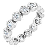 Bezel-Set Eternity Band