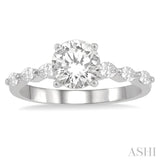 Semi-Mount Diamond Engagement Ring