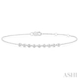 Bezel Set Petite Diamond Fashion Bracelet