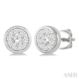 Round Shape Lovebright Essential Diamond Earrings