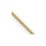 14K 18 inch .9mm Franco with Lobster Clasp Chain