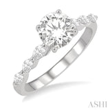 Semi-Mount Diamond Engagement Ring